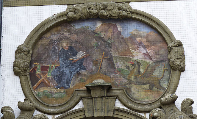 Lüftlmalerei in Füssen im Allgäu