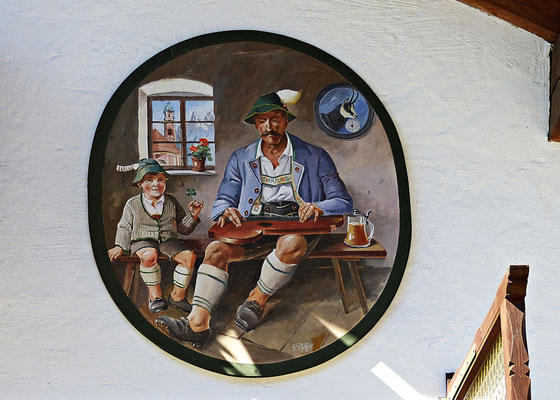 Lüftlmalereien von der Familie Pfeffer