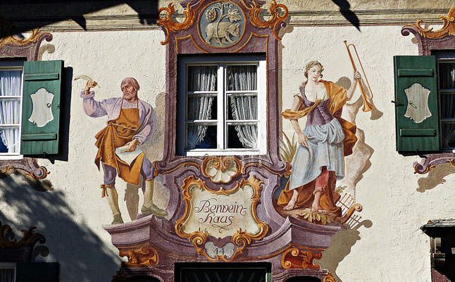 Lüftlmalerei aus Partenkirchen