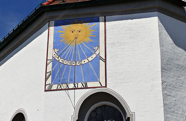 Sonnenuhr in Bayern