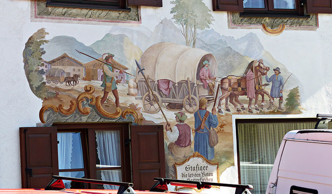 Lüftlmalerei aus Partenkirchen