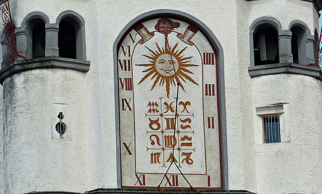 Sonnenuhr in Wangen/Allgäu