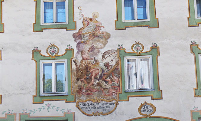 Lüftlmalerei in Wolfratshausen