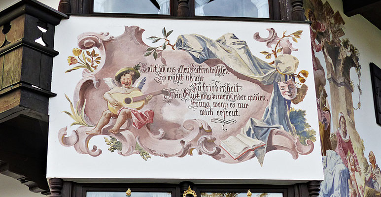 Lüftlmalereien von der Familie Pfeffer