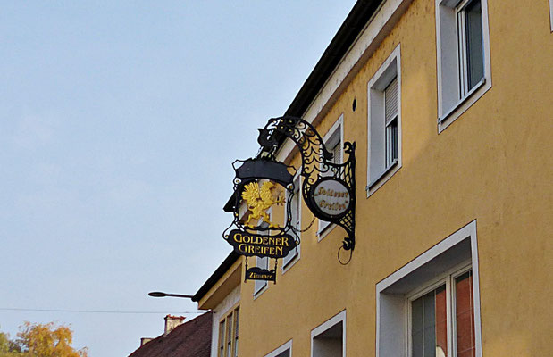 Nasenschild in Oberammergau