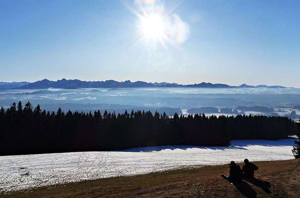 Inversionswetterlage beim Auerberg