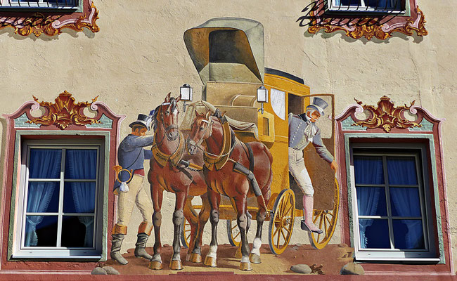 Lüftlmalereien von der Familie Pfeffer