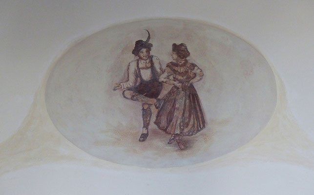 Wandmalerei in Salzburg