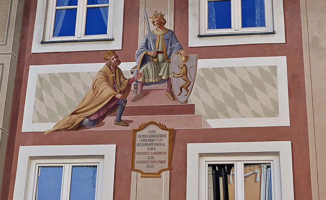 Lüftlmalerei aus Partenkirchen