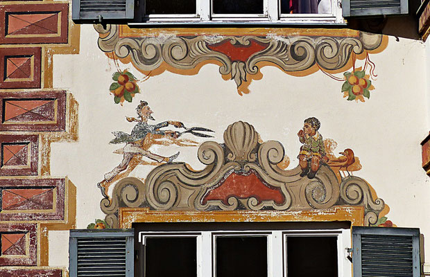 Lüftlmalerei in Oberammergau