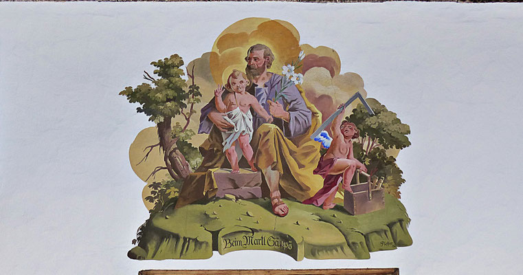 Lüftlmalereien von der Familie Pfeffer