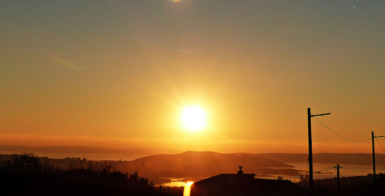 Sonnenuntergang bei Split