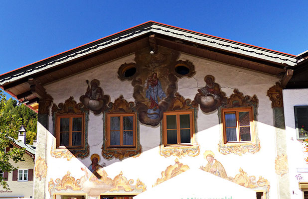 Lüftlmalereien aus Mittenwald