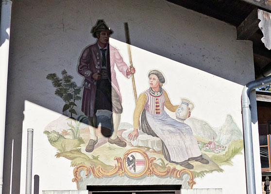 Lüftlmalerei in Oberammergau
