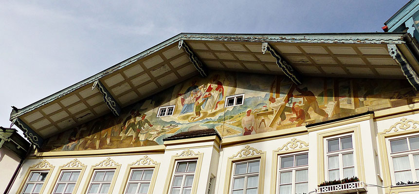 Lüftelmalerei in Bad Tölz