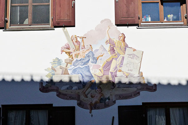 Lüftlmalerei in Oberammergau