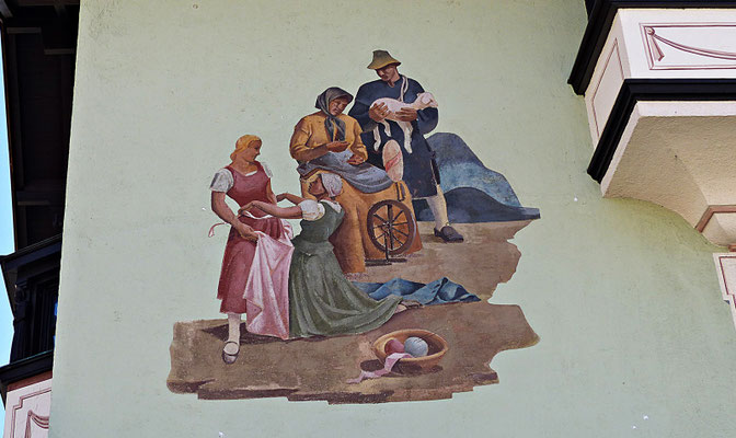 Lüftlmalerei aus Partenkirchen