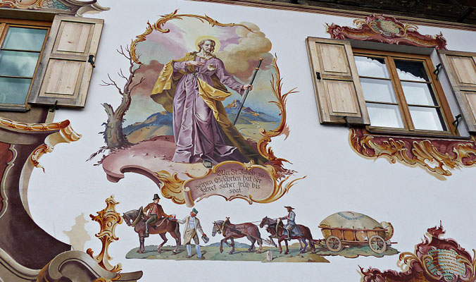 Lüftlmalereien von der Familie Pfeffer