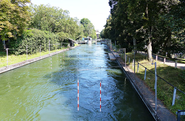Der Eiskanal die Olympiastrecke
