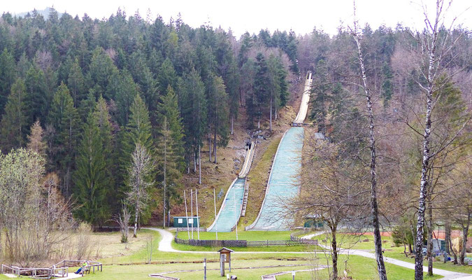 Die Skischanzen von Füssen