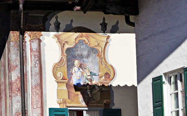 Lüftlmalereien von der Familie Pfeffer