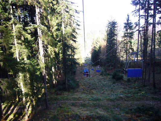 Bei der Blomberg Sommerrodelbahn