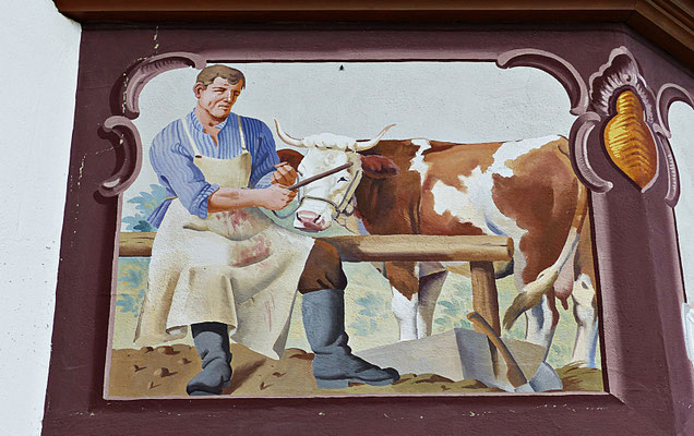 Lüftlmalereien von der Familie Pfeffer