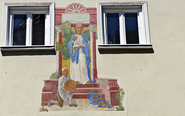 Lüftlmalerei in Wolfratshausen