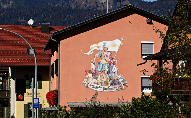 Lüftlmalereien von der Familie Pfeffer