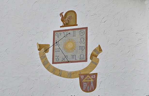 Sonnenuhr in Bayern