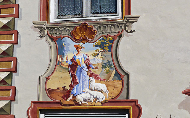 Lüftlmalereien von der Familie Pfeffer