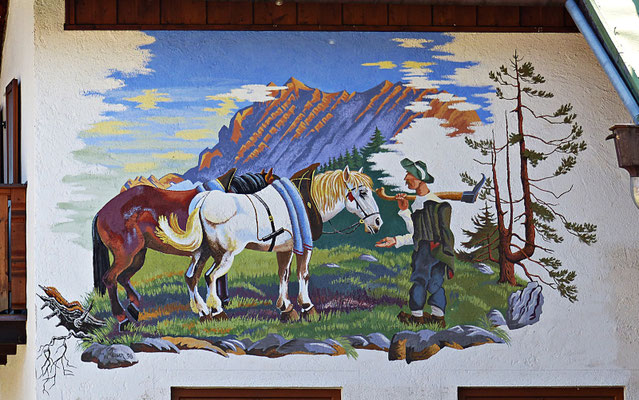 Lüftlmalereien aus Mittenwald