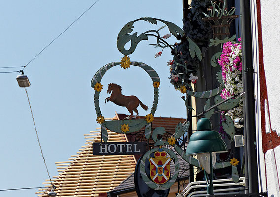 Nasenschild in Nördlingen
