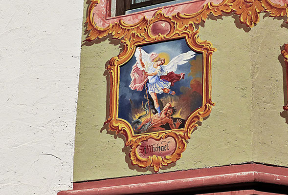 Lüftlmalerei in Oberammergau
