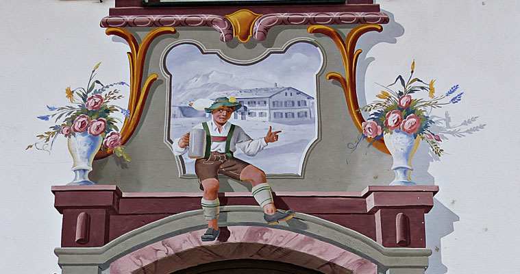 Lüftlmalereien von der Familie Pfeffer