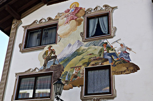 Lüftlmalerei aus Partenkirchen