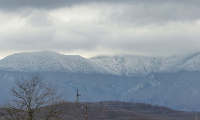 Schnee im Velebit