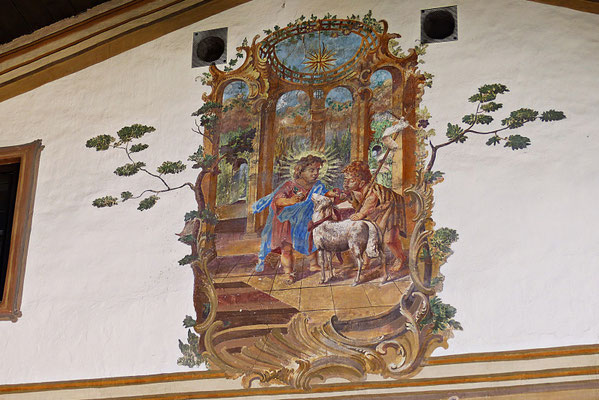 Lüftlmalerei in Oberammergau