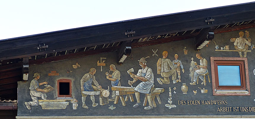 Lüftlmalerei aus Bayern