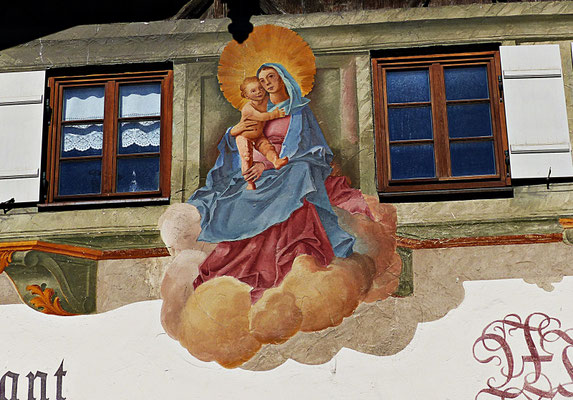Lüftlmalerei in Oberammergau