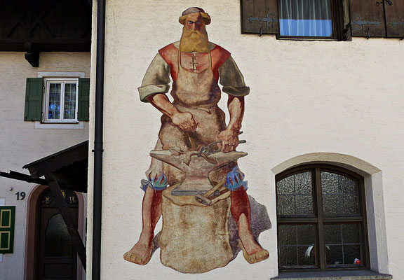 Lüftlmalereien aus Garmisch