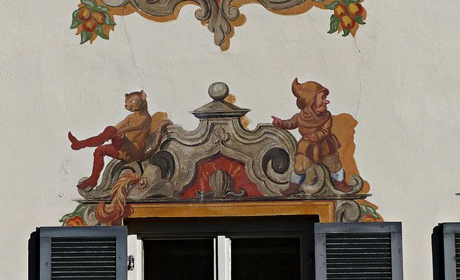 Lüftlmalerei in Oberammergau