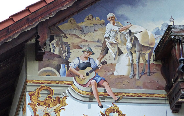 Lüftelmalerei in Tutzing beim Starnberger See