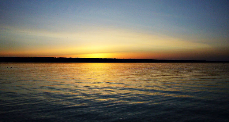 Sonnenuntergang beim Ammersee