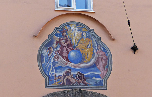 Wandmalerei in Salzburg