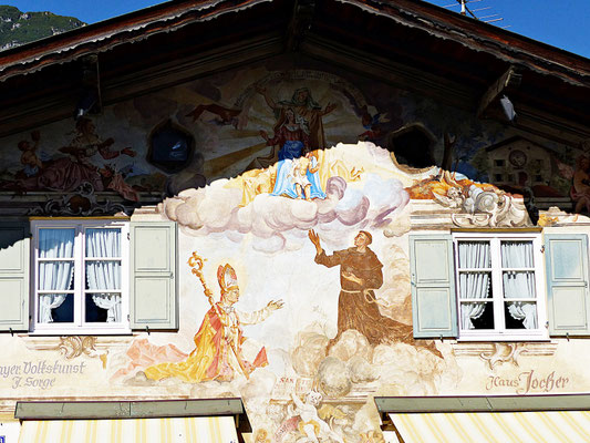 Lüftlmalereien aus Garmisch
