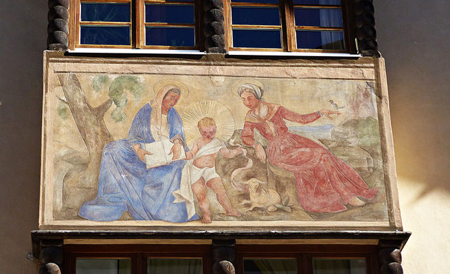 Lüftlmalereien aus Mittenwald
