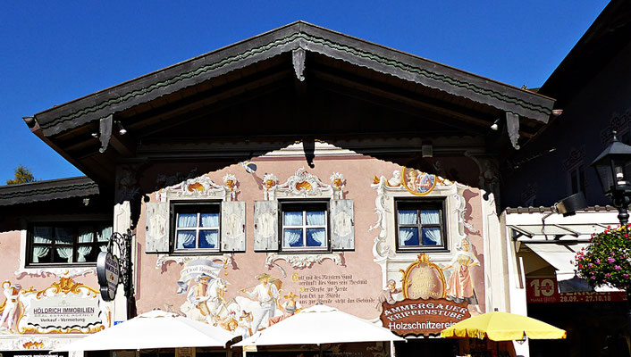 Lüftlmalerei in Oberammergau