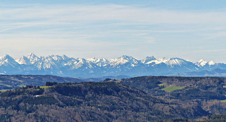 Blick auf die Alpen