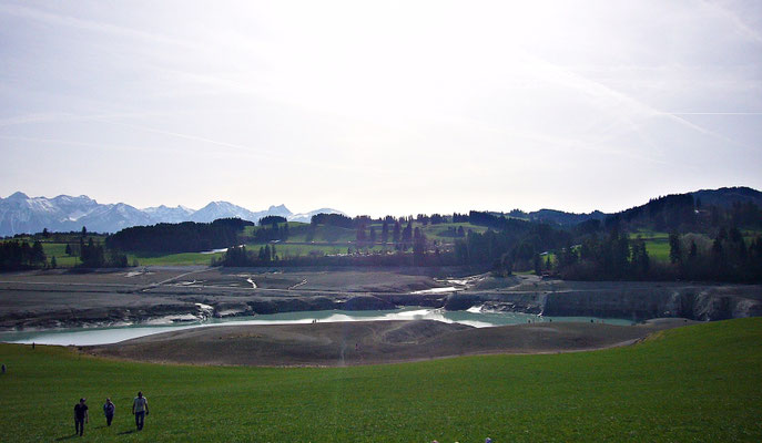 Der leere Forggensee